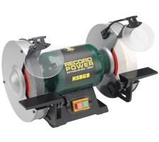 Record Power RSBG8 240v 200mm Bench Grinder with 40mm Whitestone £109.99